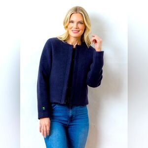 DUDLEY STEPHENS Catrock Cardigan Navy Blue